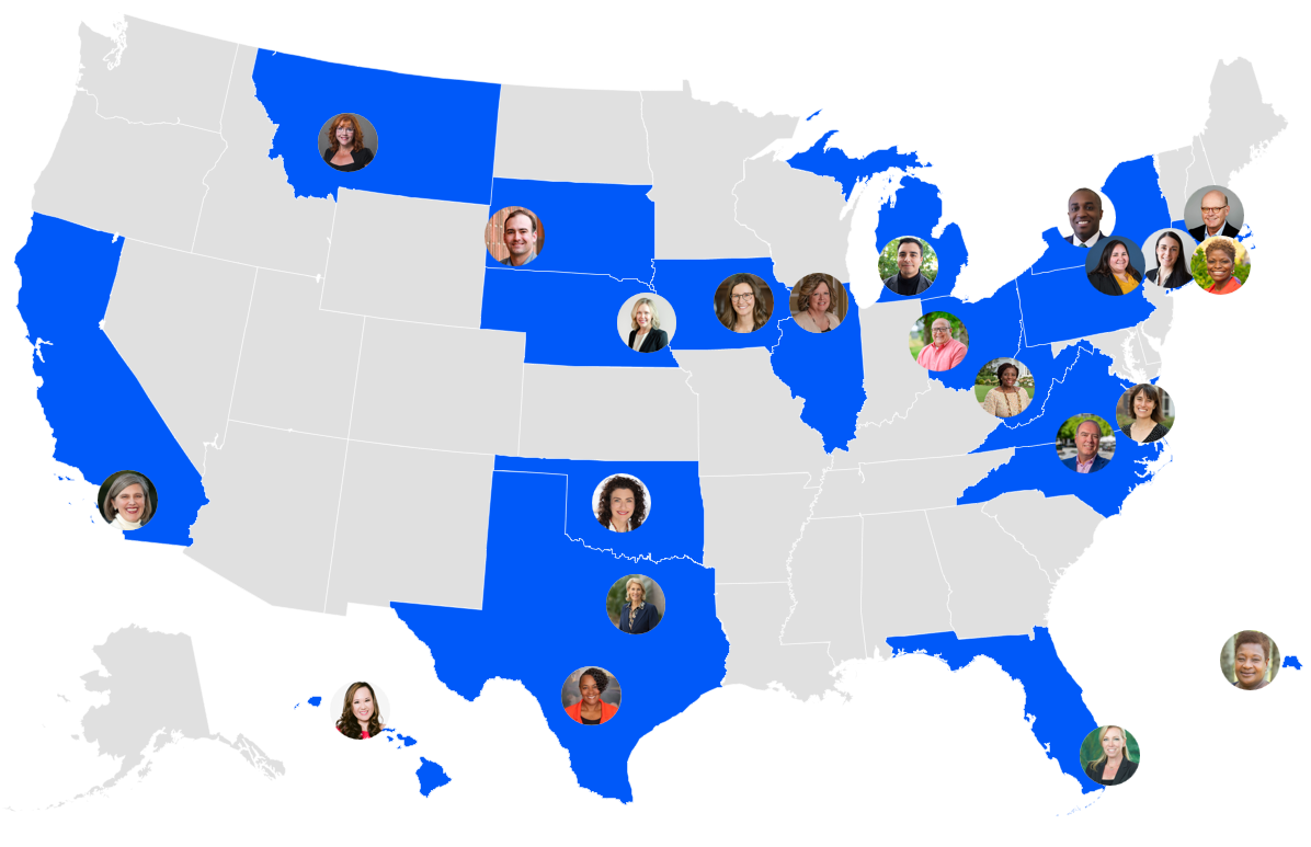 Map of Advisory Group Members