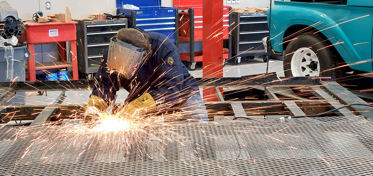 Welding class at South Routt School District