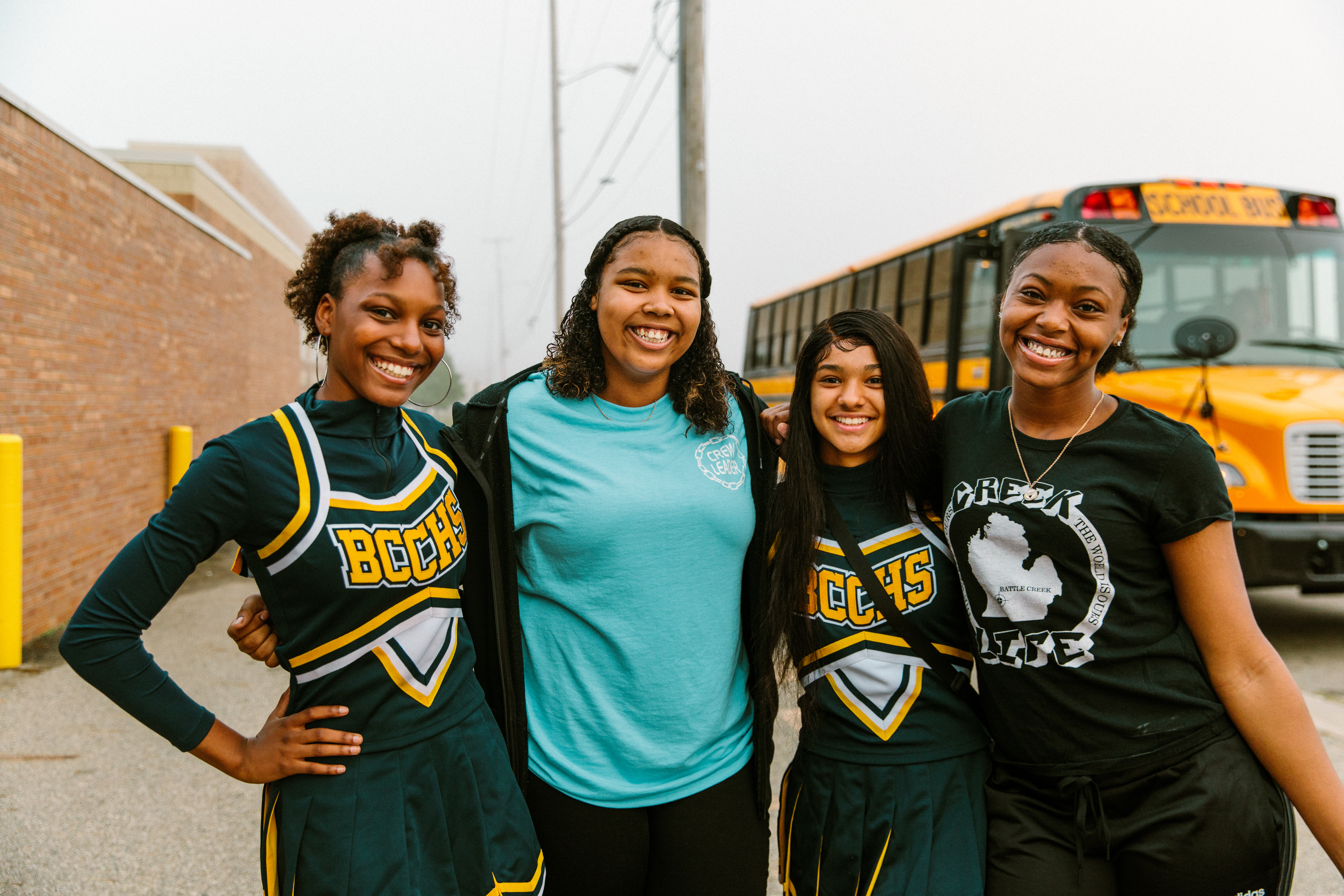 Students from Battle Creek High School