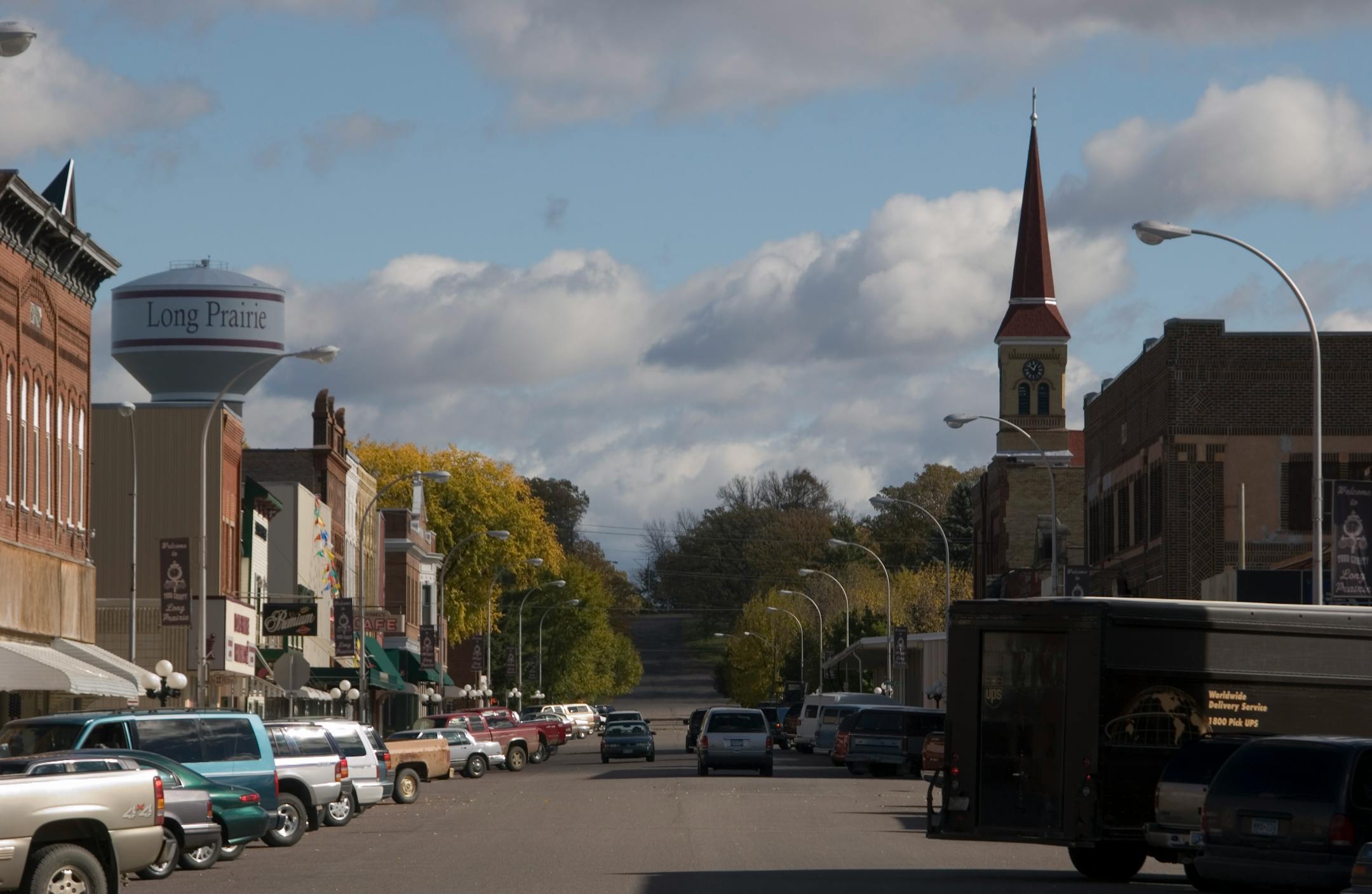 Downtown Long Prairie, Minn., in the early 2000s. (Provided by the McKnight Foundation)