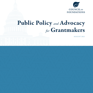Public Policy and Advocacy for Grantmakers cover