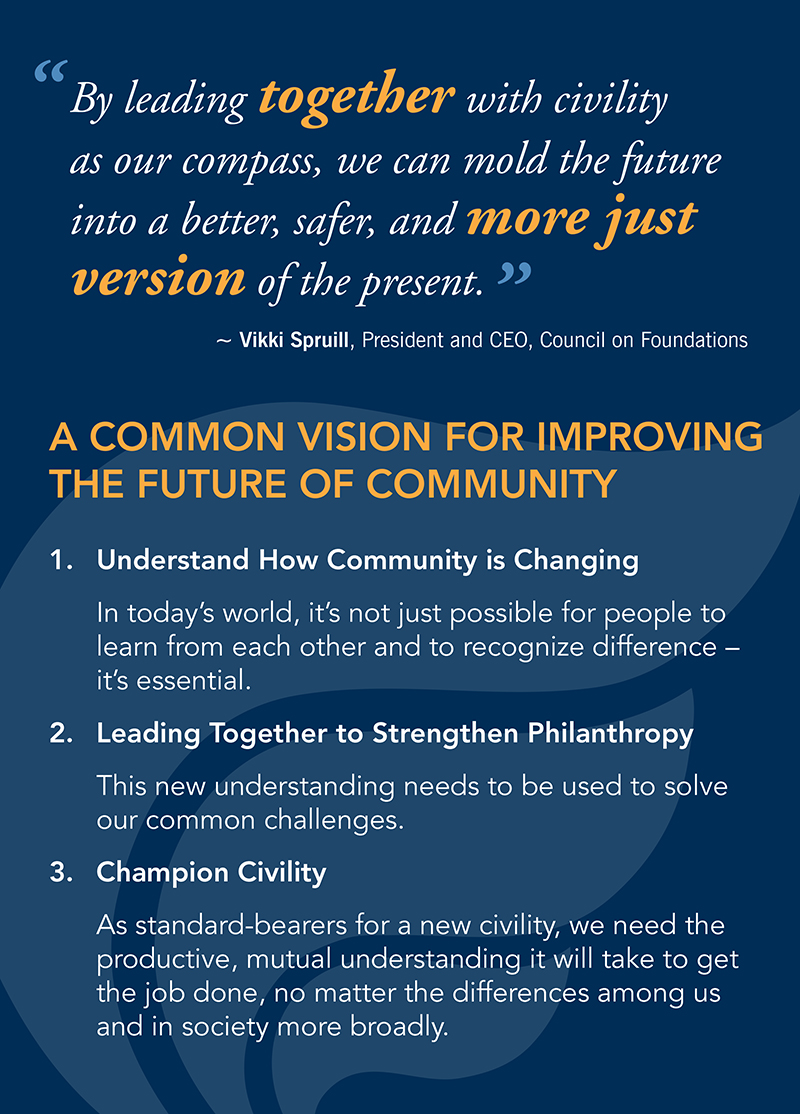 By leading together with civility as our compass, we can mold the future into a better, safer, and more just version of the present."