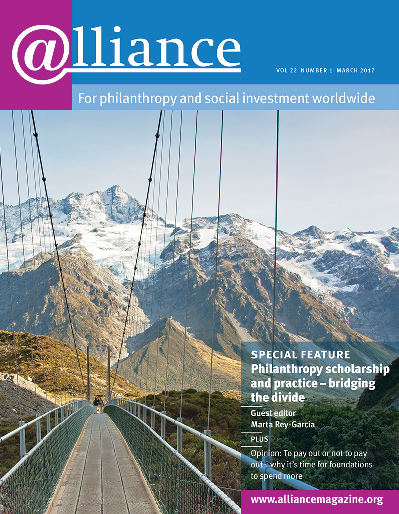 Alliance Magazine Cover