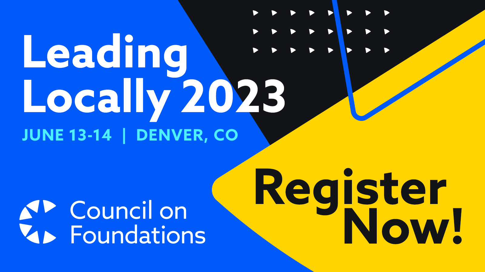 Leading Locally 2023 | Denver, CO | June 13-14 | Register Now