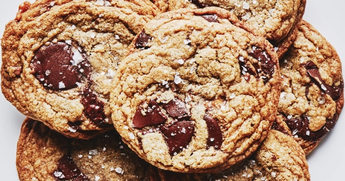 Brown Butter Chocolate Chip Cookies with Toffee