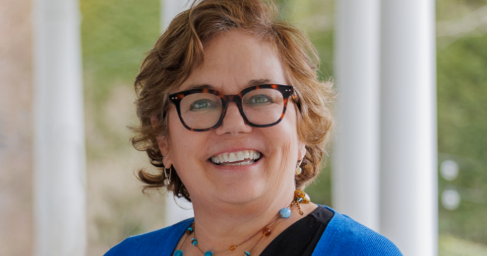 Kara Mikulich, interim president of Berkshire Taconic Community Foundation, signed the Public Statement of Philanthropy in preemptive defense of community foundations’ First Amendment rights. Photo by Studio Route 7, courtesy of Berkshire Taconic Community Foundation.